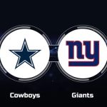 Cowboys vs. Giants live